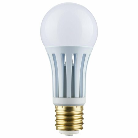 SATCO 10/22/34 Watt PS25 LED Three-Way Lamp - E39d Mogul Base - 3000K - White Finish - 120 Volt S11491